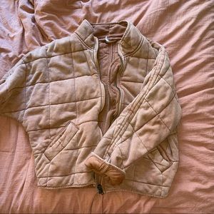 FREE PEOPLE DOLMAN QUILTED JACKET